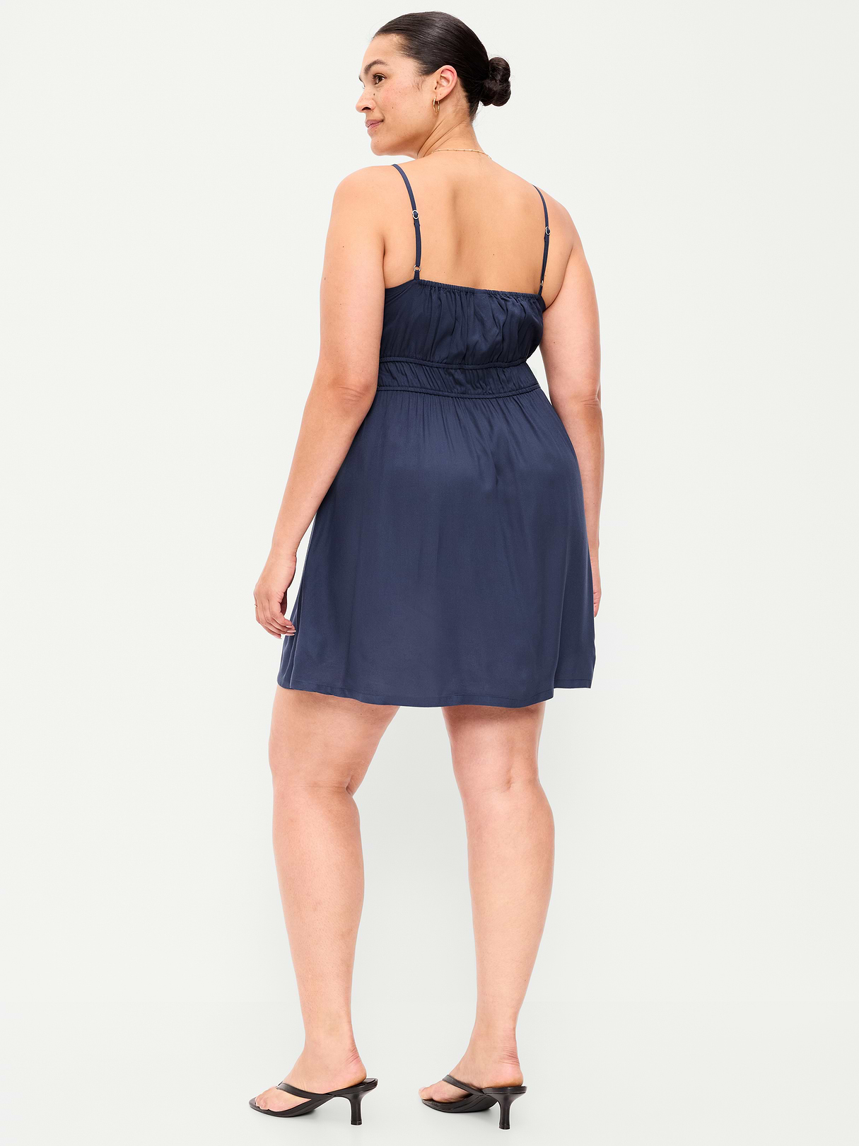 Sleeveless Trousseau Mini Dress - Volcanic Glass
