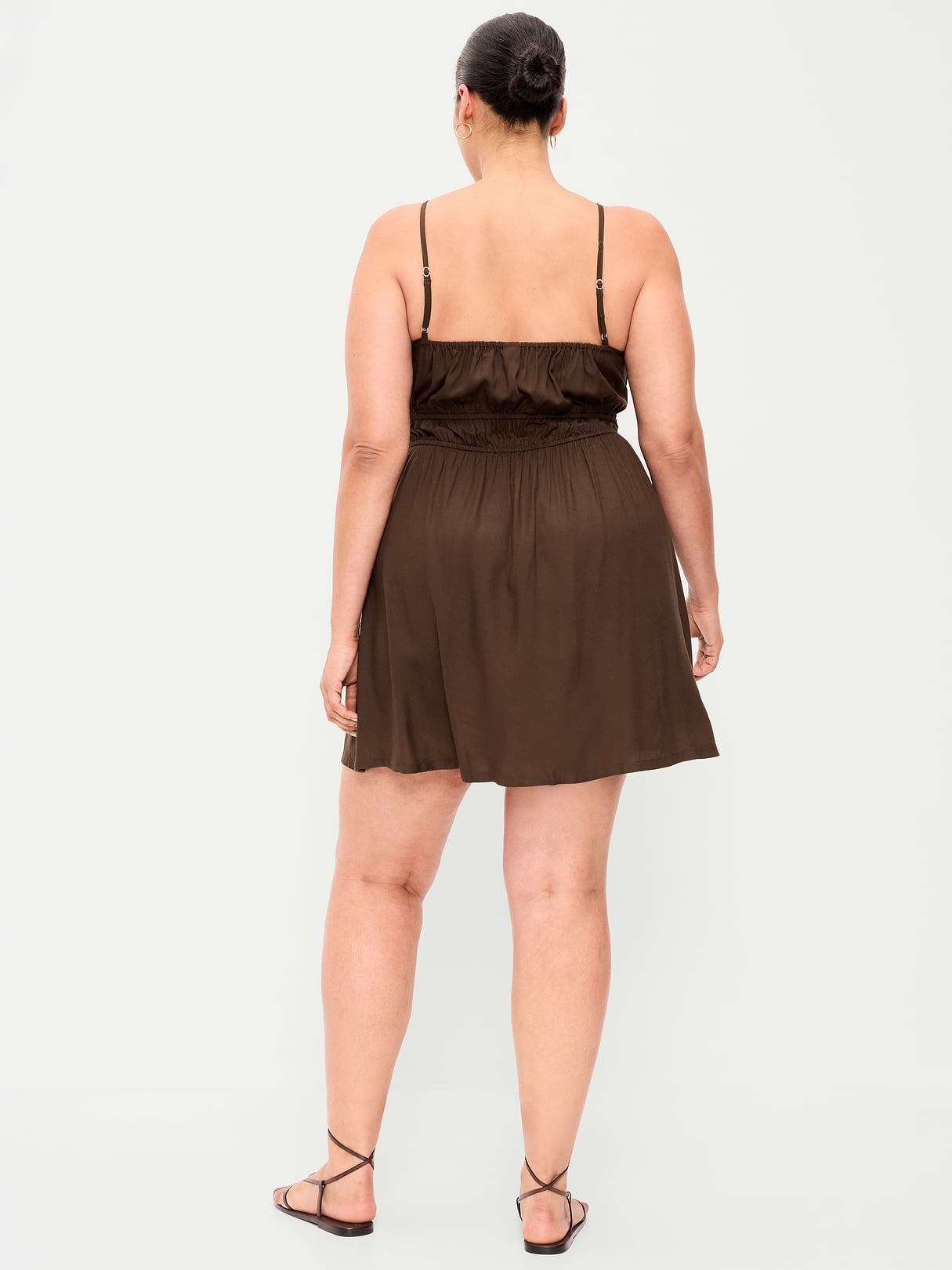 Sleeveless Trousseau Mini Dress - Earthen