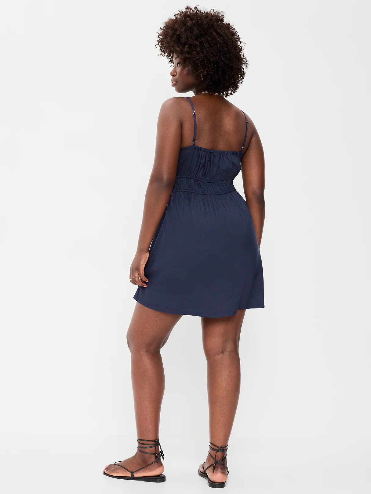 Sleeveless Trousseau Mini Dress - Volcanic Glass