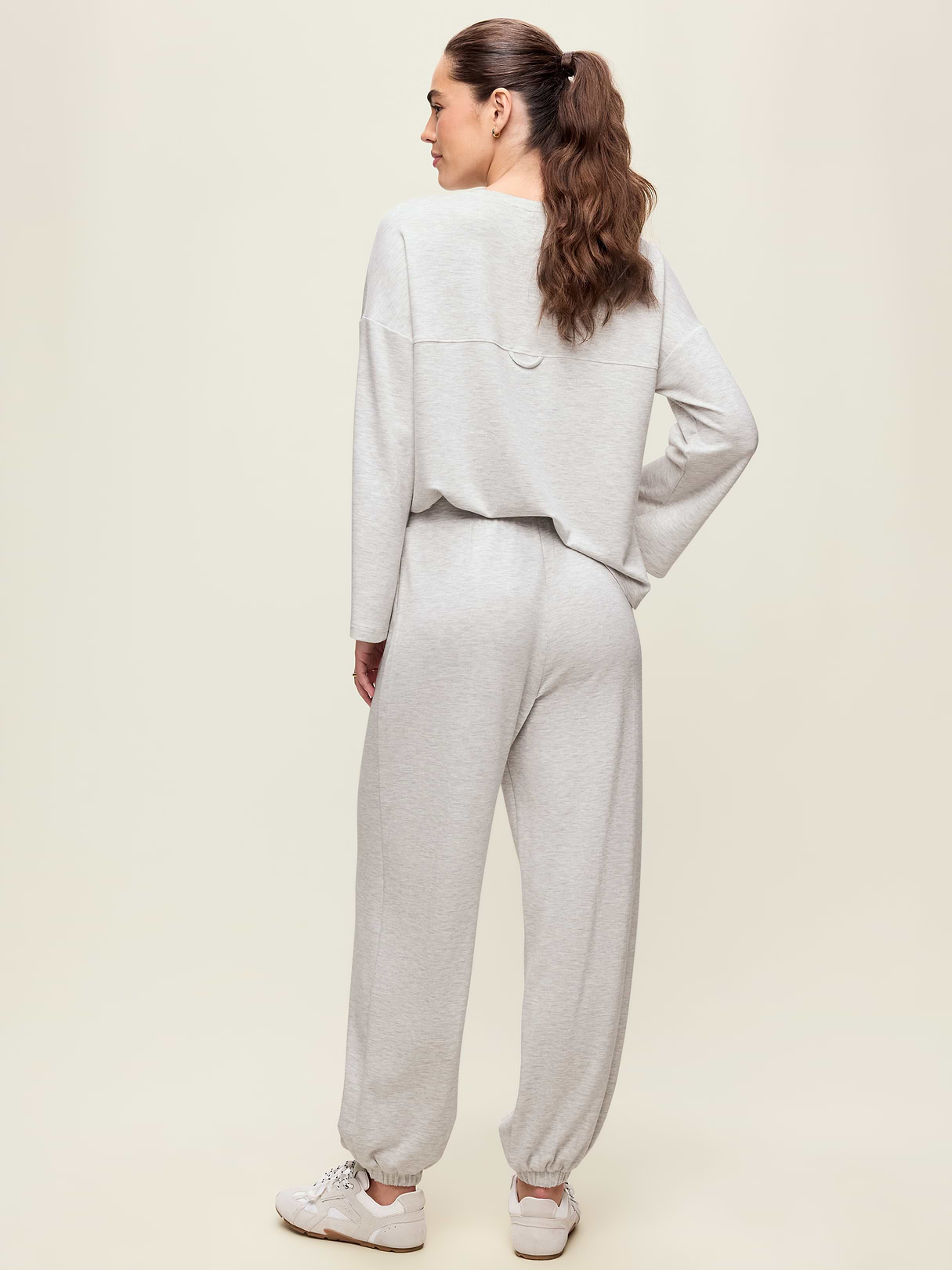 Oversized Bounce Lite Bubble Joggers - Light Gray Heather