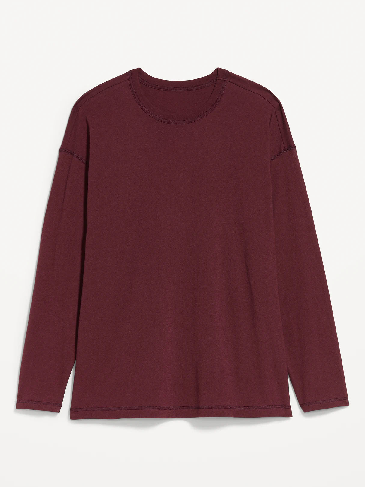 Oversized EveryWear Long-Sleeve Tunic T-Shirt - Reddy Or Not