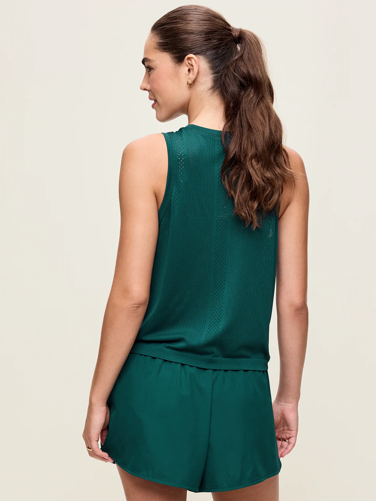 Fluid Seamless Loose Tank Top - Jet Stream