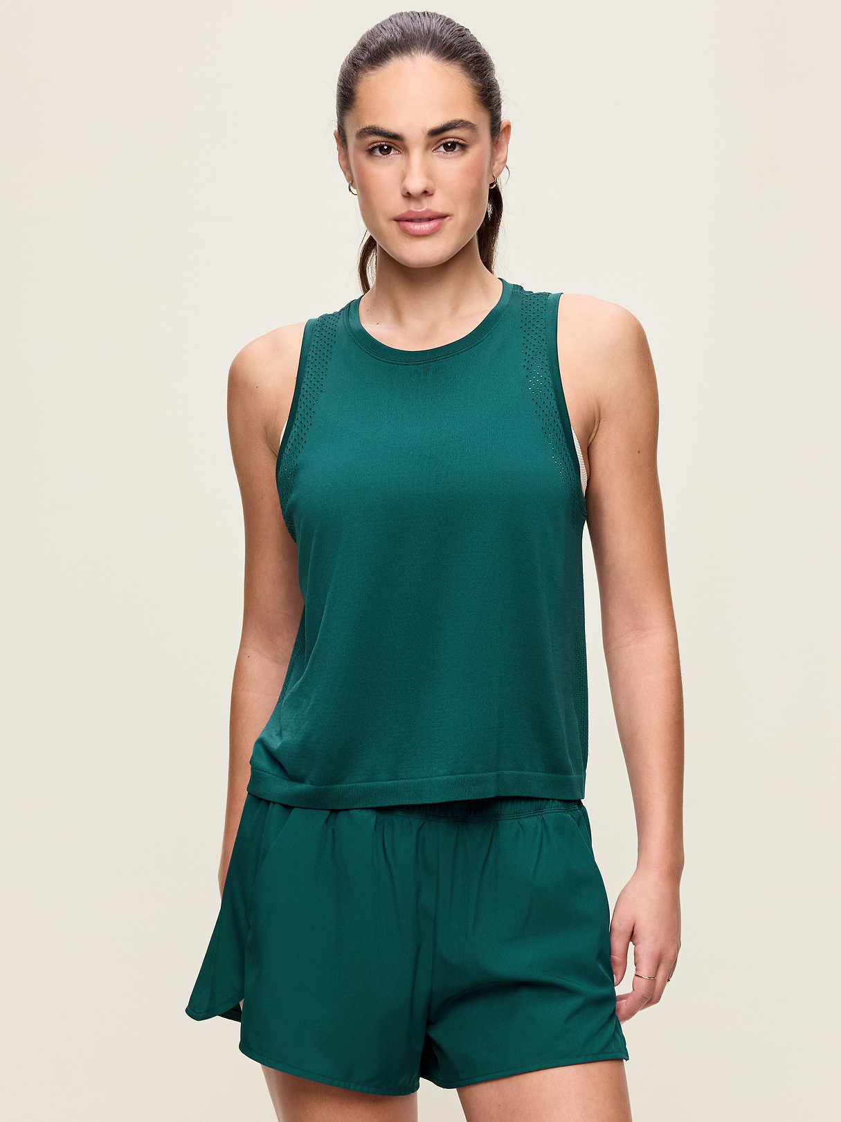 Fluid Seamless Loose Tank Top - Jet Stream