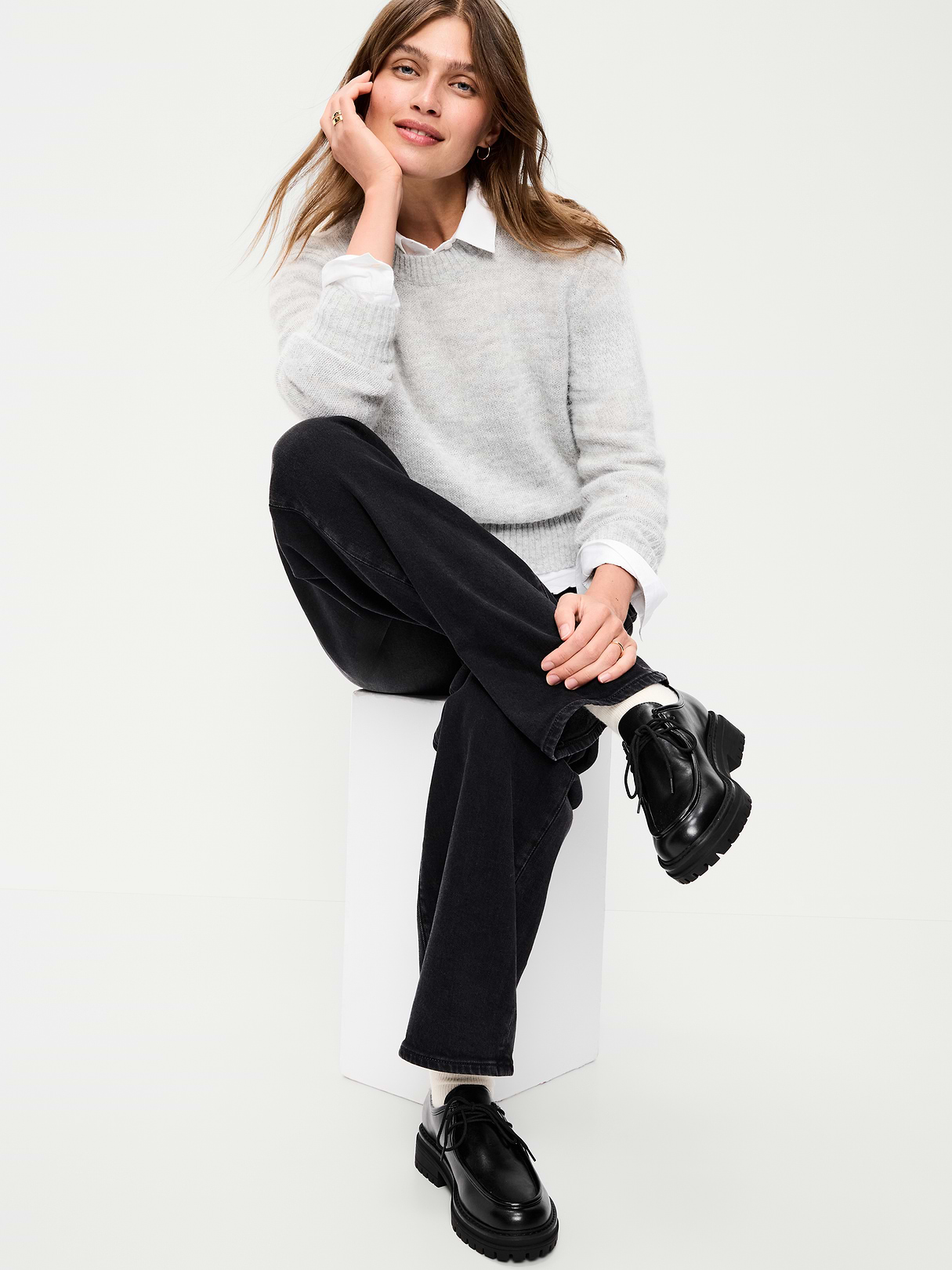 Chunky Derby Boots for Women - BlackJack
