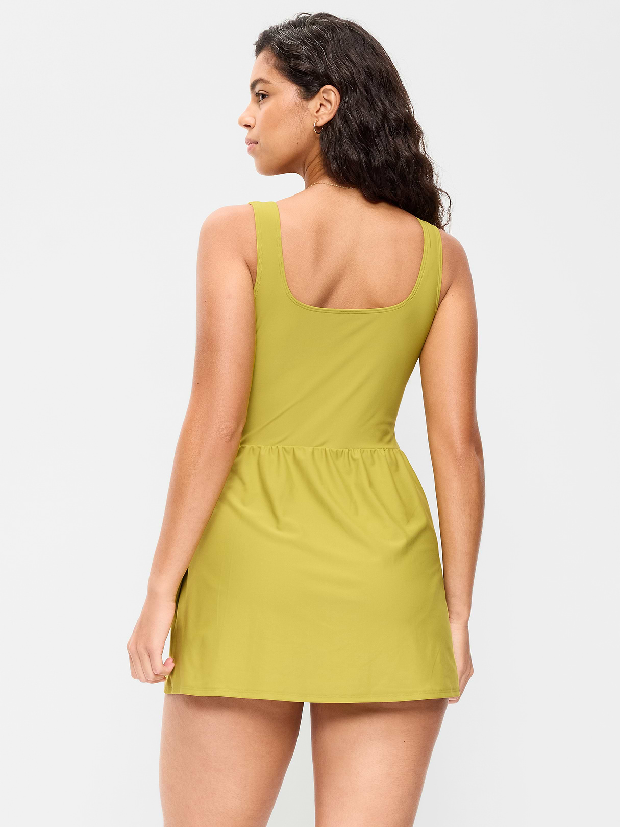 Pique Side-Tie Swim Dress - Lacewing