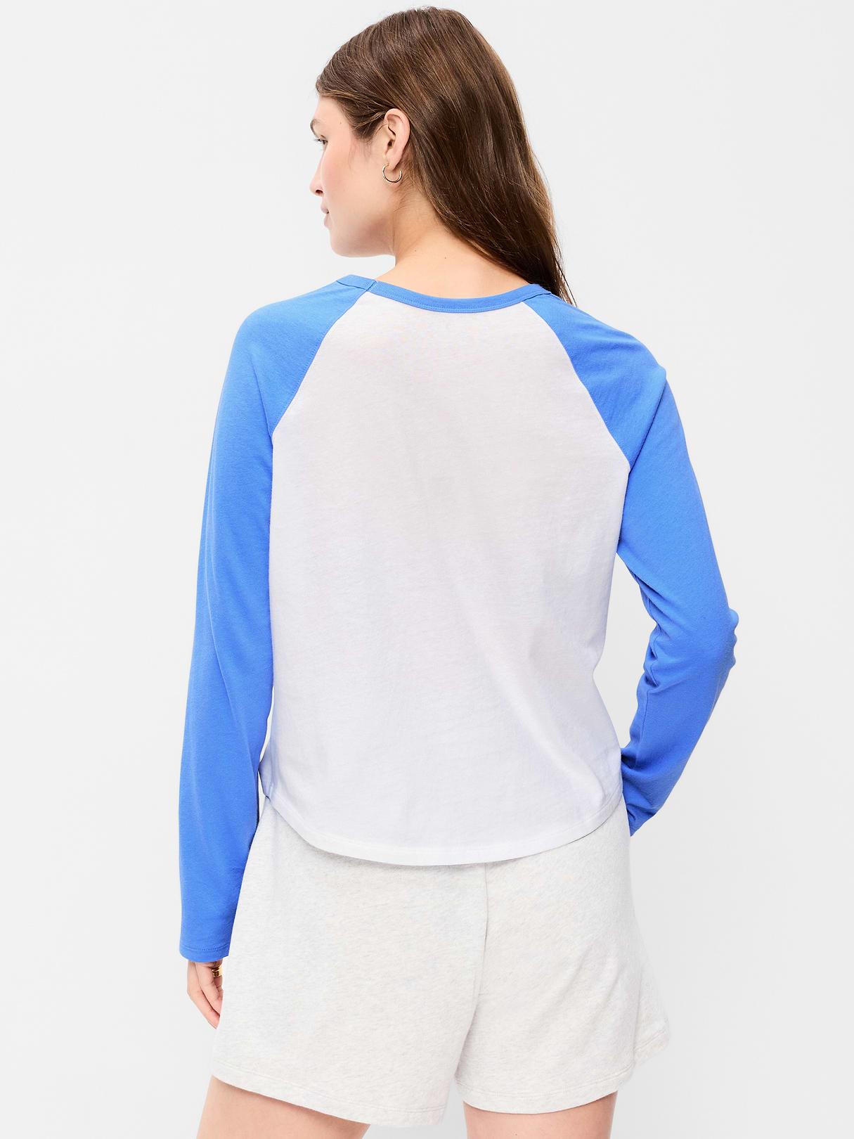 EveryWear Long-Sleeve Raglan Baseball T-Shirt - Cloisonne