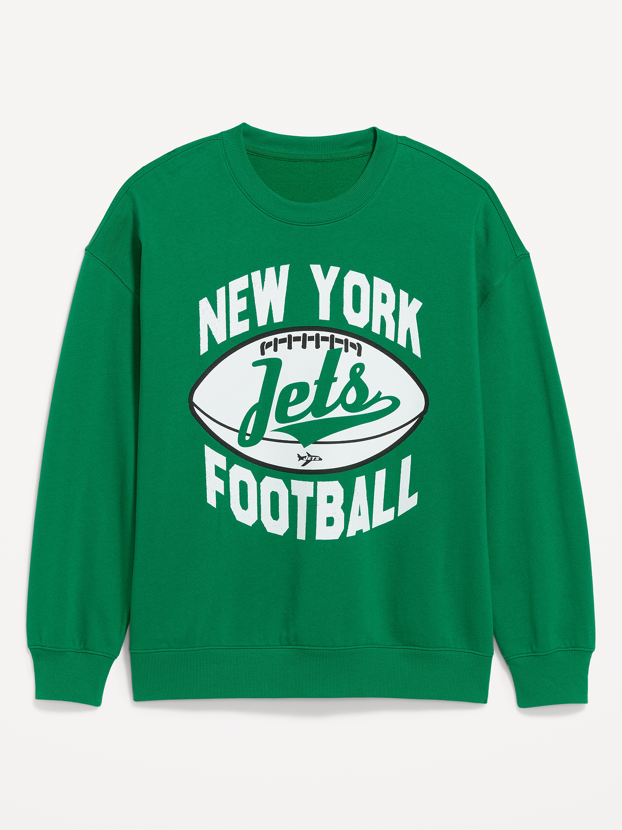Buffalo Bills Oversized Fleece Sweatshirt for Women - New York Jets