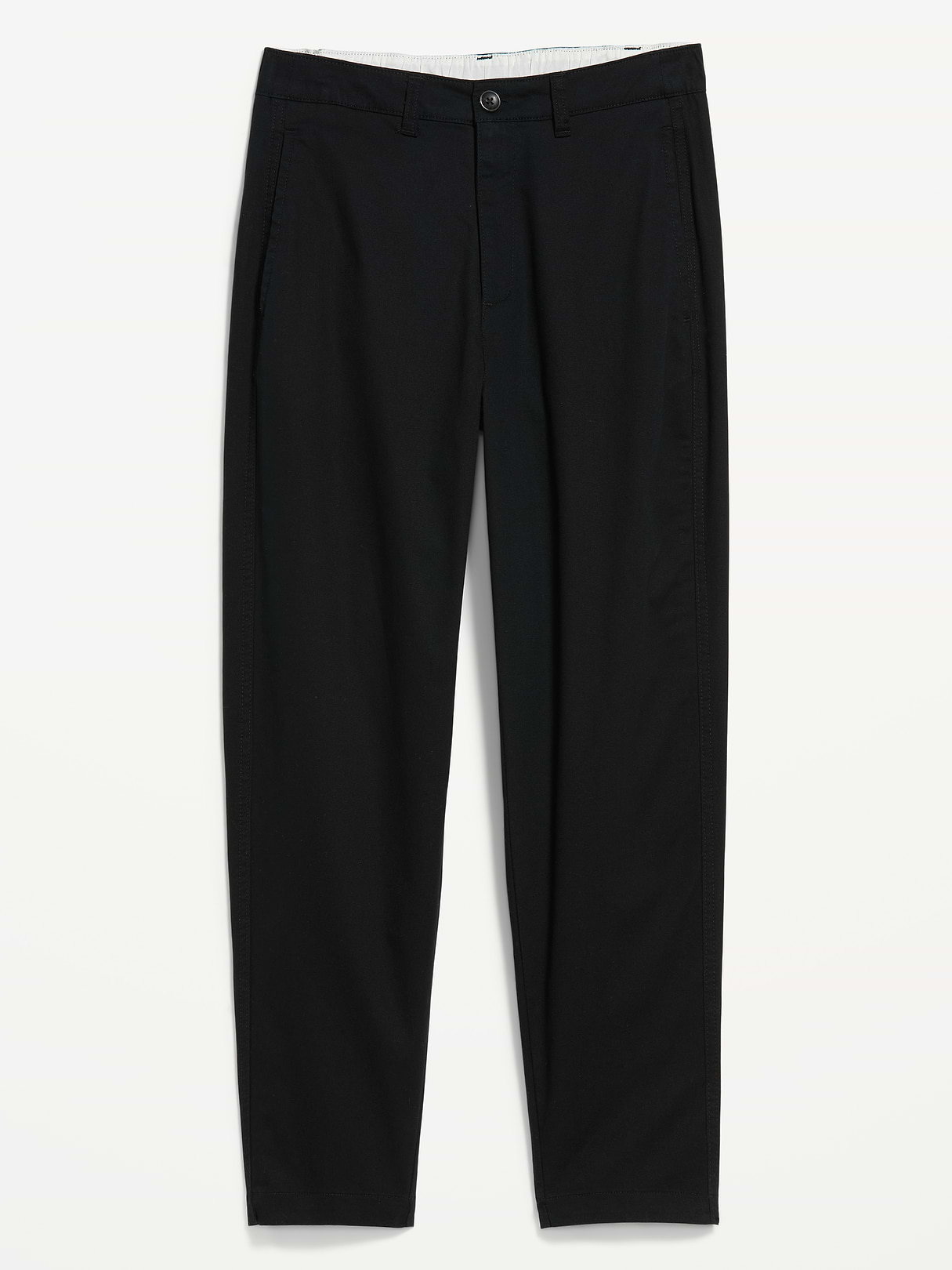 High-Waisted OGC Chino Tapered Straight Pants - Black Jack