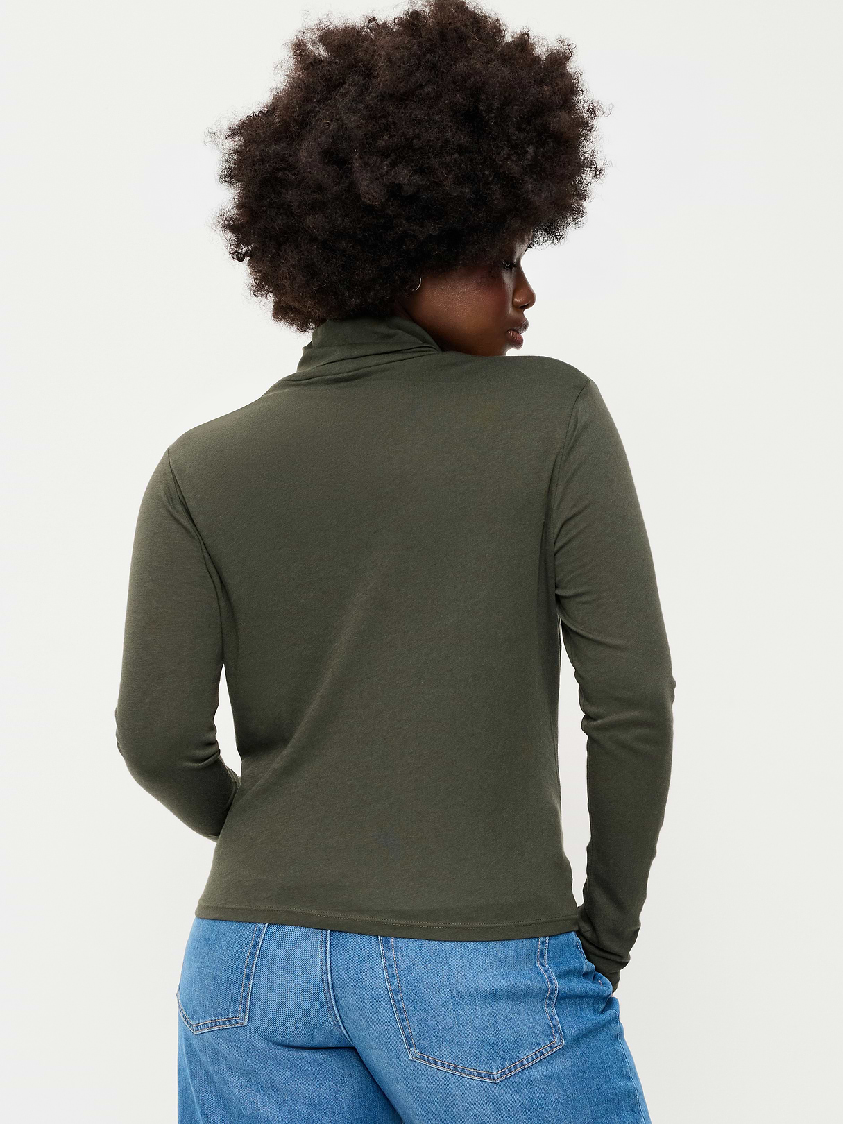 Slim-Fit Turtleneck - Forest Tapestry