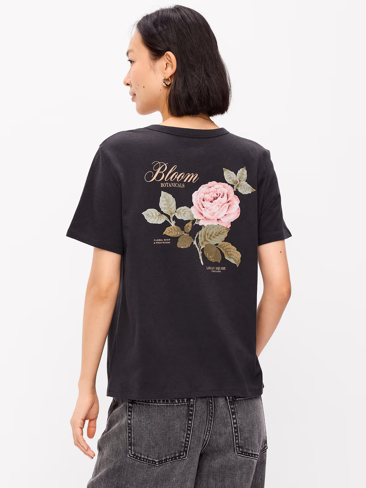 EveryWear Crew-Neck Graphic T-Shirt - Panther