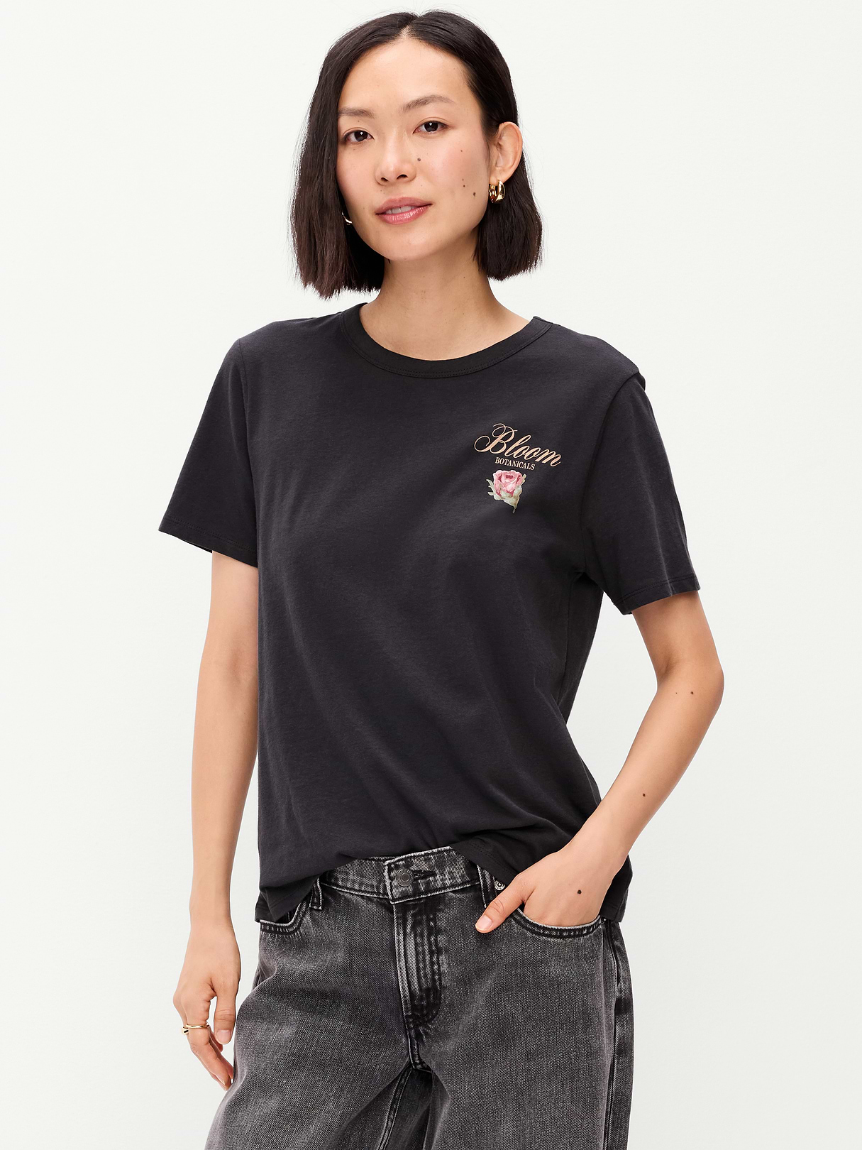 EveryWear Crew-Neck Graphic T-Shirt - Panther