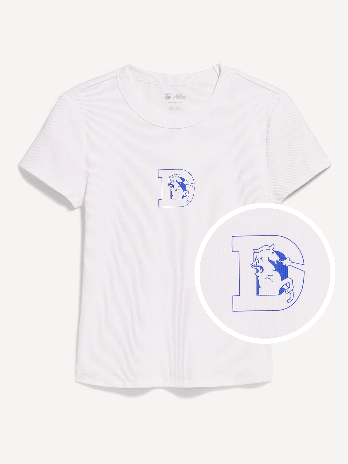 Buffalo Bills Snug Crop T-Shirt for Women - Denver Broncos