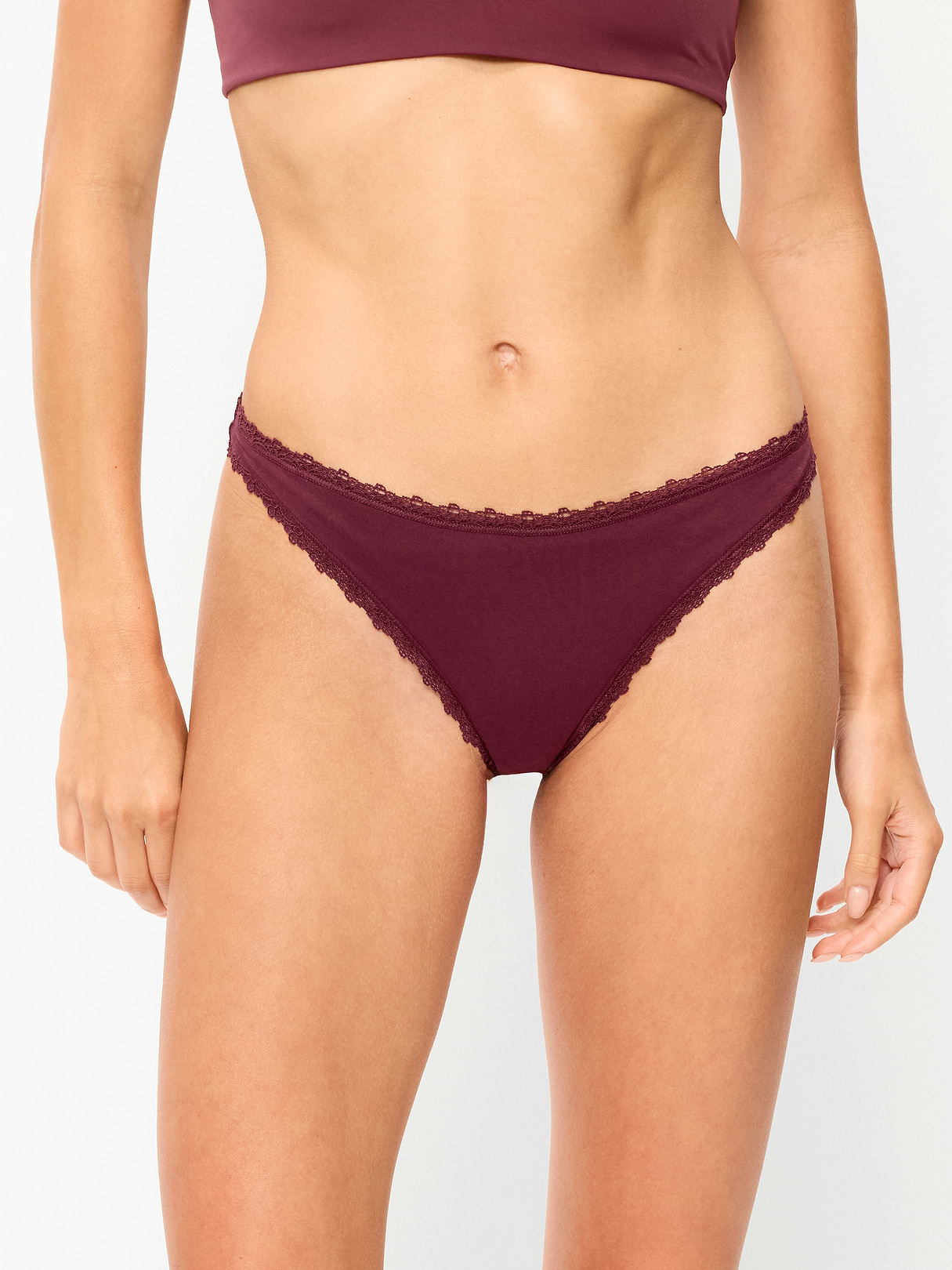 Mid-Rise Everday Cotton Thong - Reddy Or Not