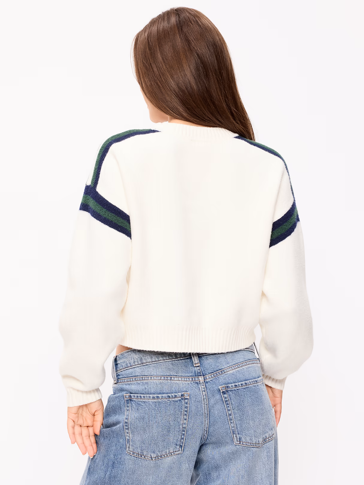 Buffalo Bills Cropped Sweater for Women - Seattle Seahawks