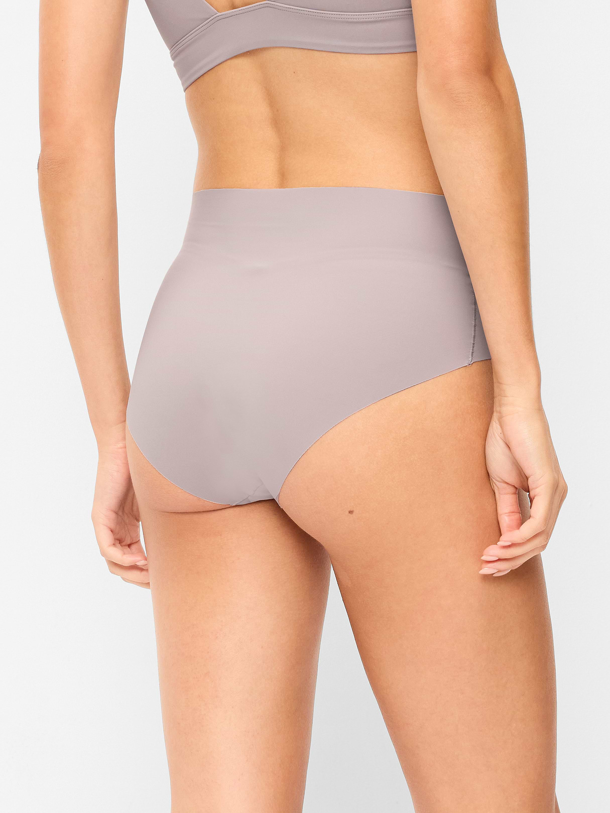 High-Waisted No-Show Brief Underwear 6-Pack - Blush