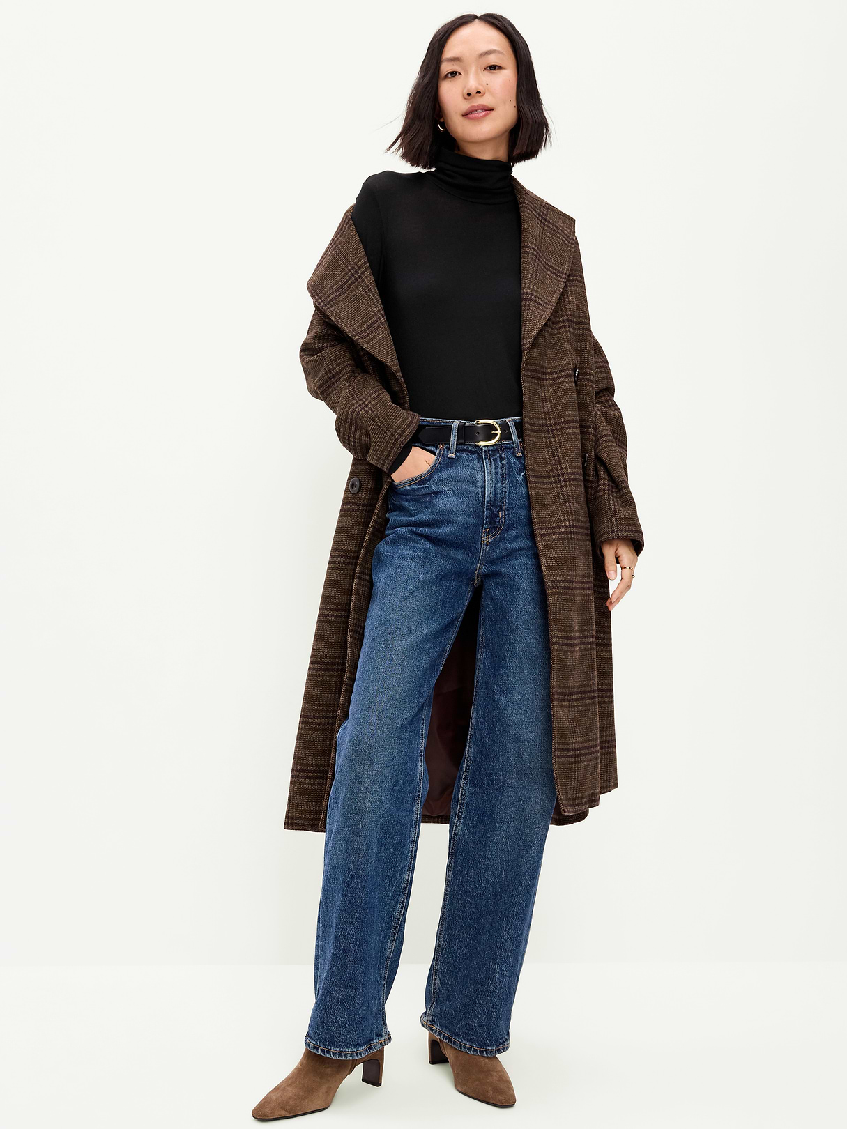 Slim-Fit Turtleneck - Black Jack