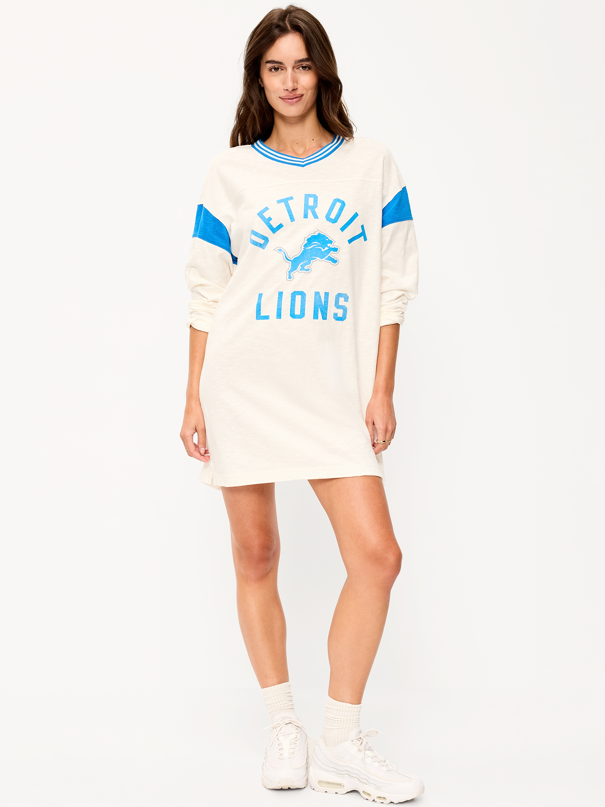 Buffalo Bills Oversized Mini Football Dress for Women - Detroit Lions