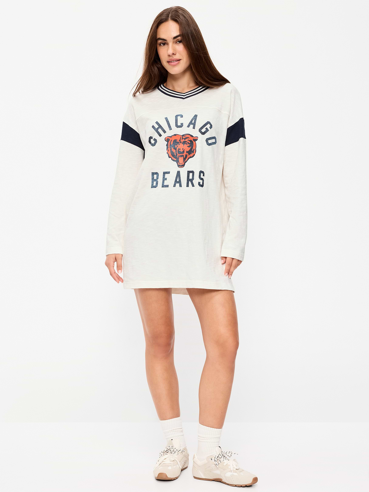 Buffalo Bills Oversized Mini Football Dress for Women - Chicago Bears