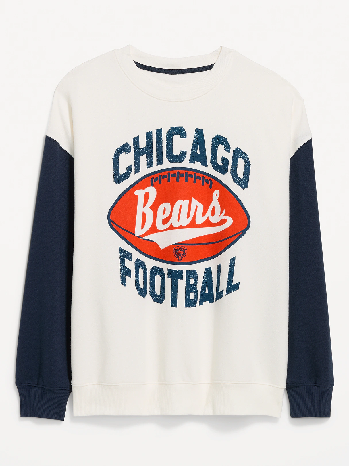 Buffalo Bills Oversized Fleece Sweatshirt for Women - Chicago Bears