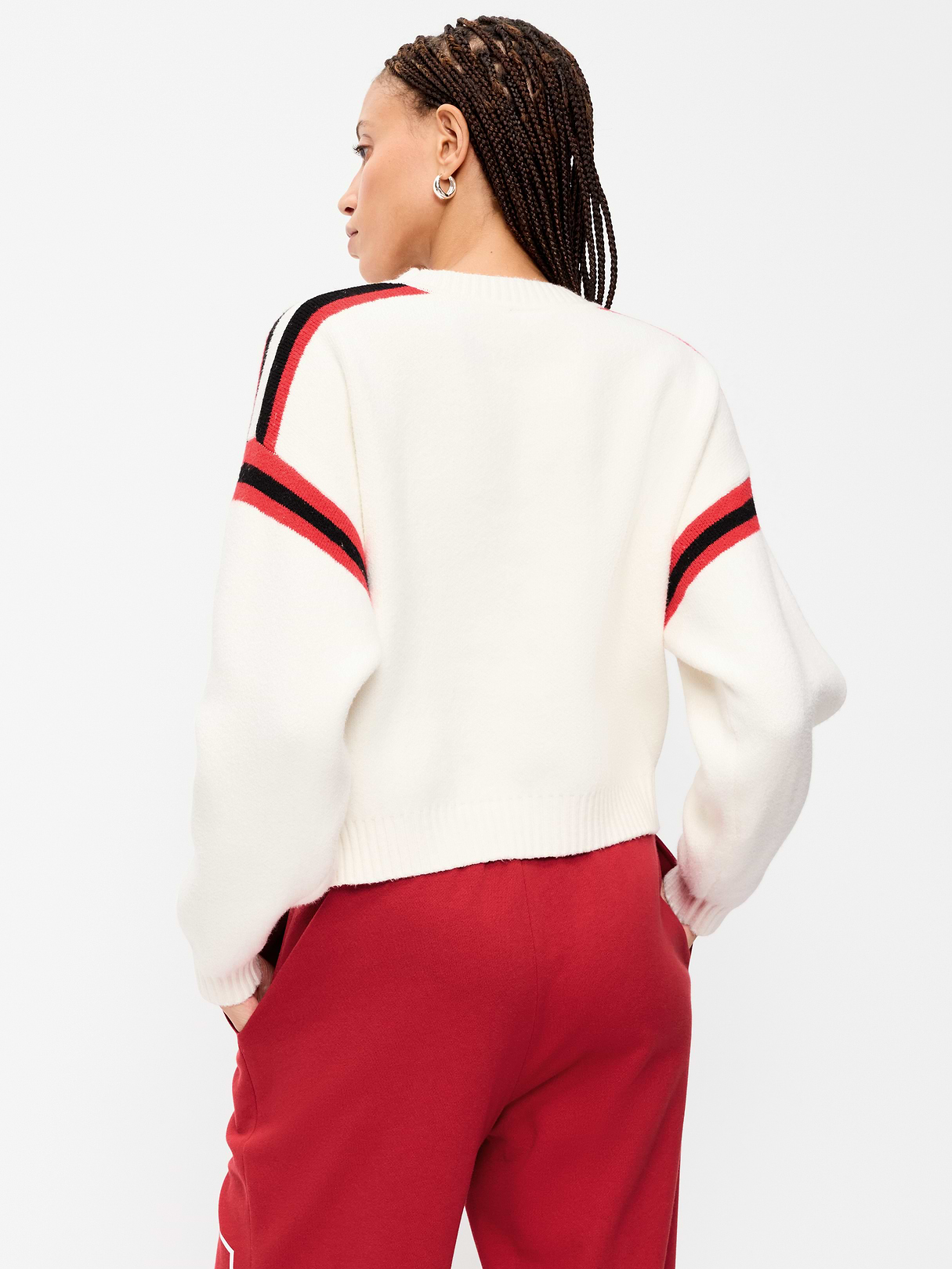 Buffalo Bills Cropped Sweater for Women - San Francisco 49ers
