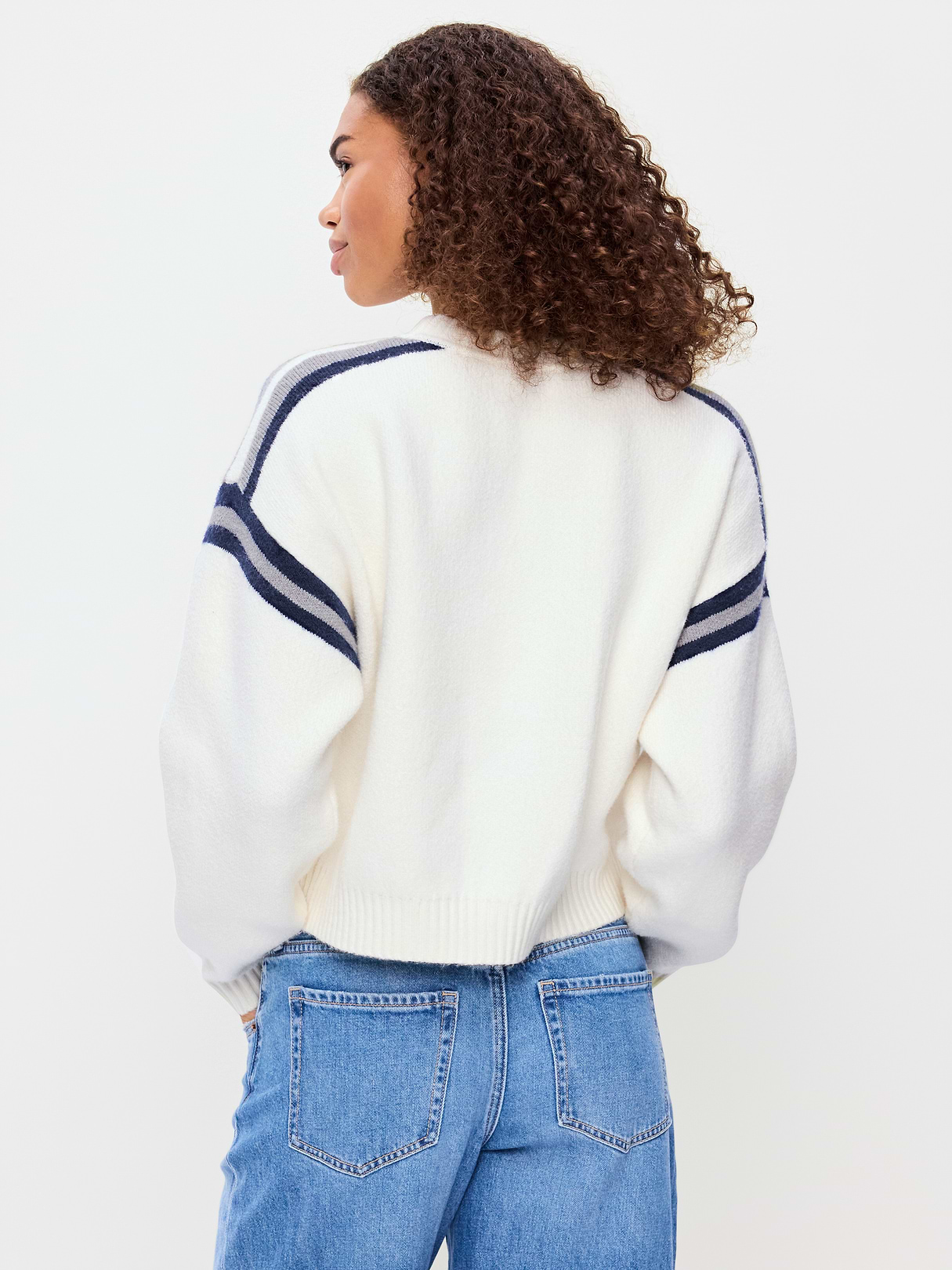 Buffalo Bills Cropped Sweater for Women - Dallas Cowboys