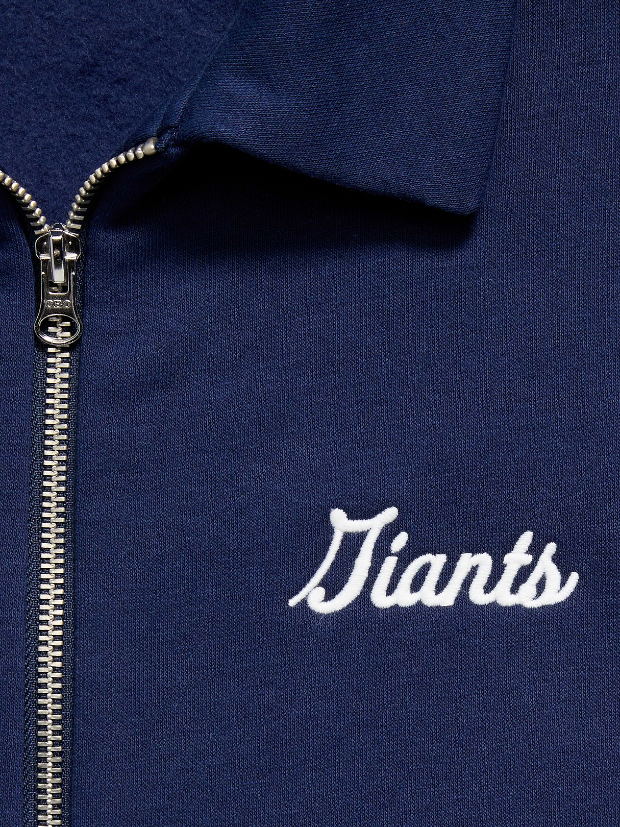 Buffalo Bills Oversized Fleece Bomber Jacket for Women - New York Giants