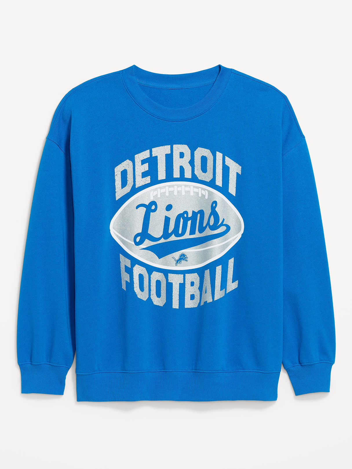 Buffalo Bills Oversized Fleece Sweatshirt for Women - Detroit Lions