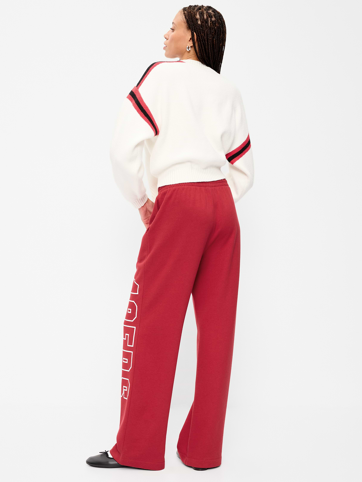 Buffalo Bills High-Waisted SoComfy Wide-Leg Sweatpants for Women - San Francisco 49ers