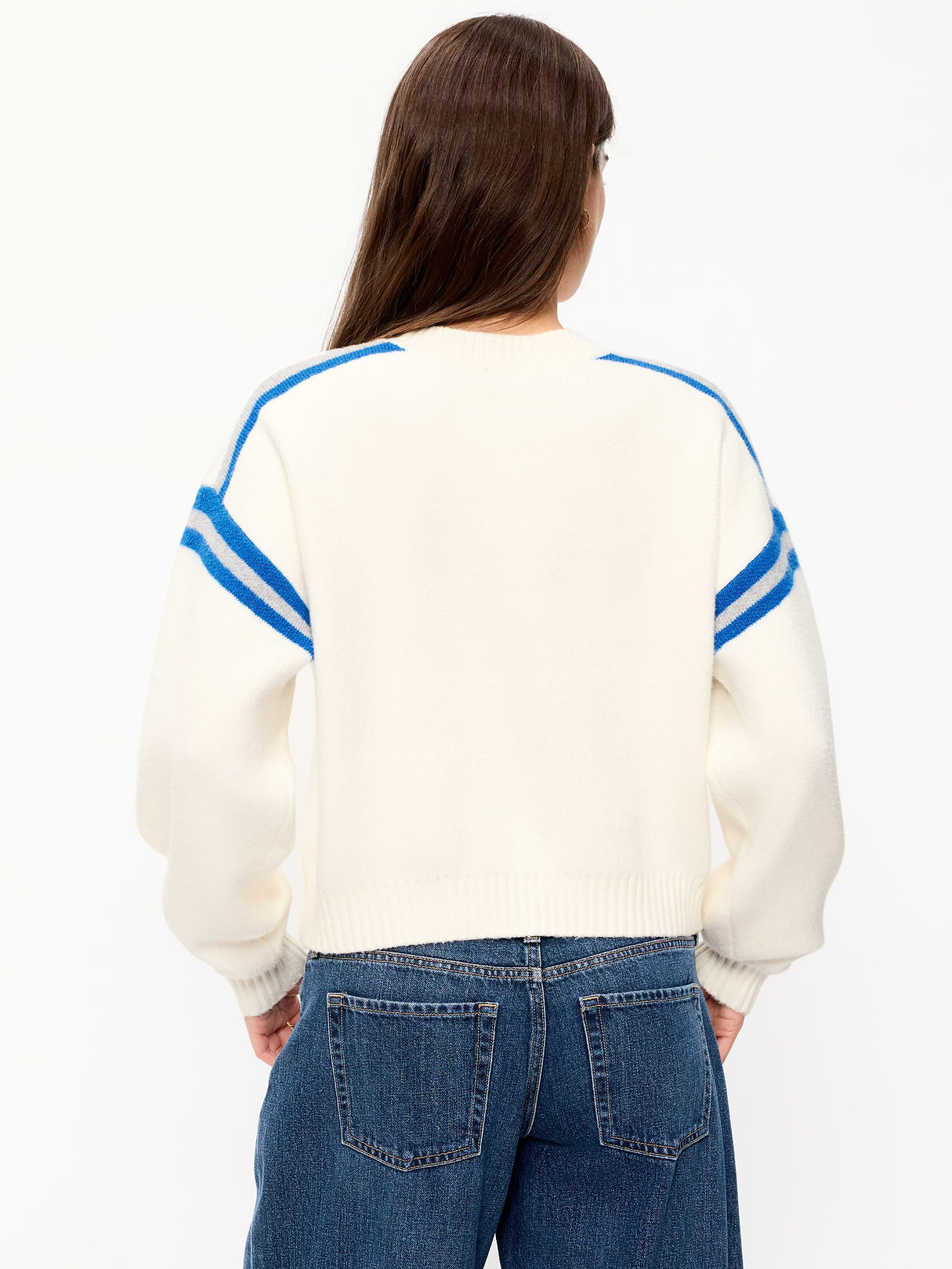 Buffalo Bills Cropped Sweater for Women - Detroit Lions