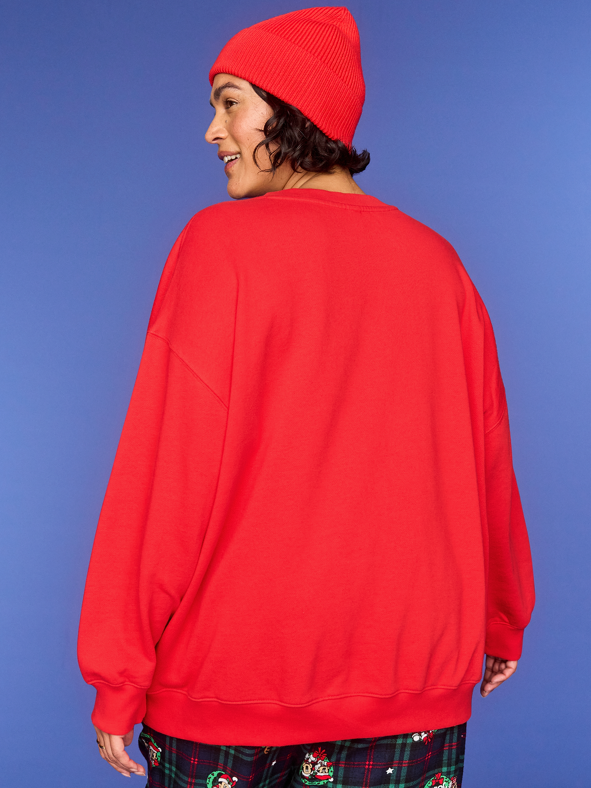 Old Navy x Disney Oversized Graphic Sweatshirt for Women - Amaryllis
