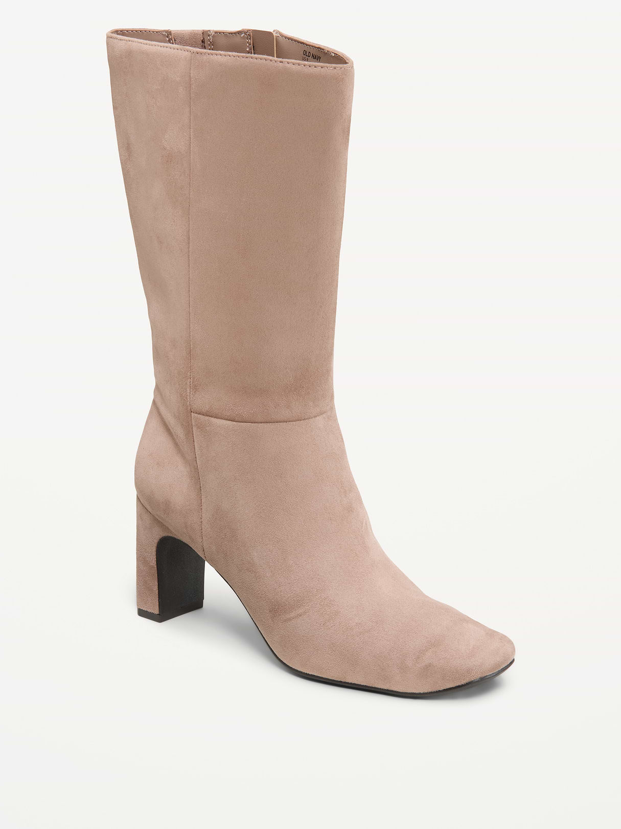 Mid-Calf Square-Toe Boot for Women - Chocolate Malted