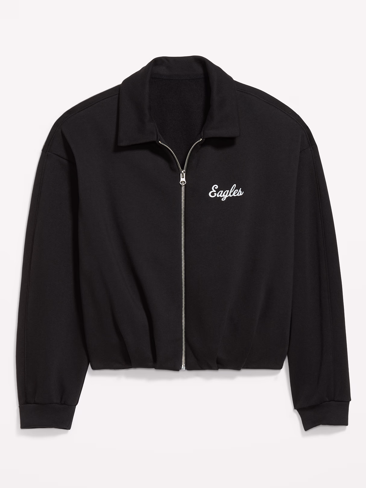 Buffalo Bills Oversized Fleece Bomber Jacket for Women - Philadelphia Eagles