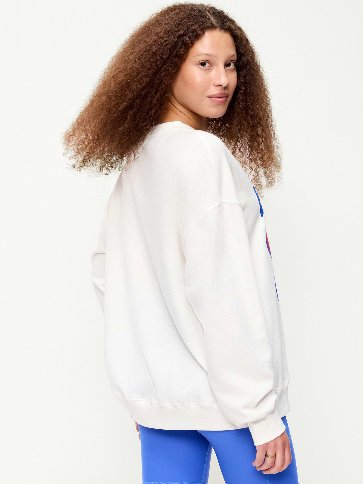 Buffalo Bills Oversized Fleece Sweatshirt for Women - Buffalo Bills