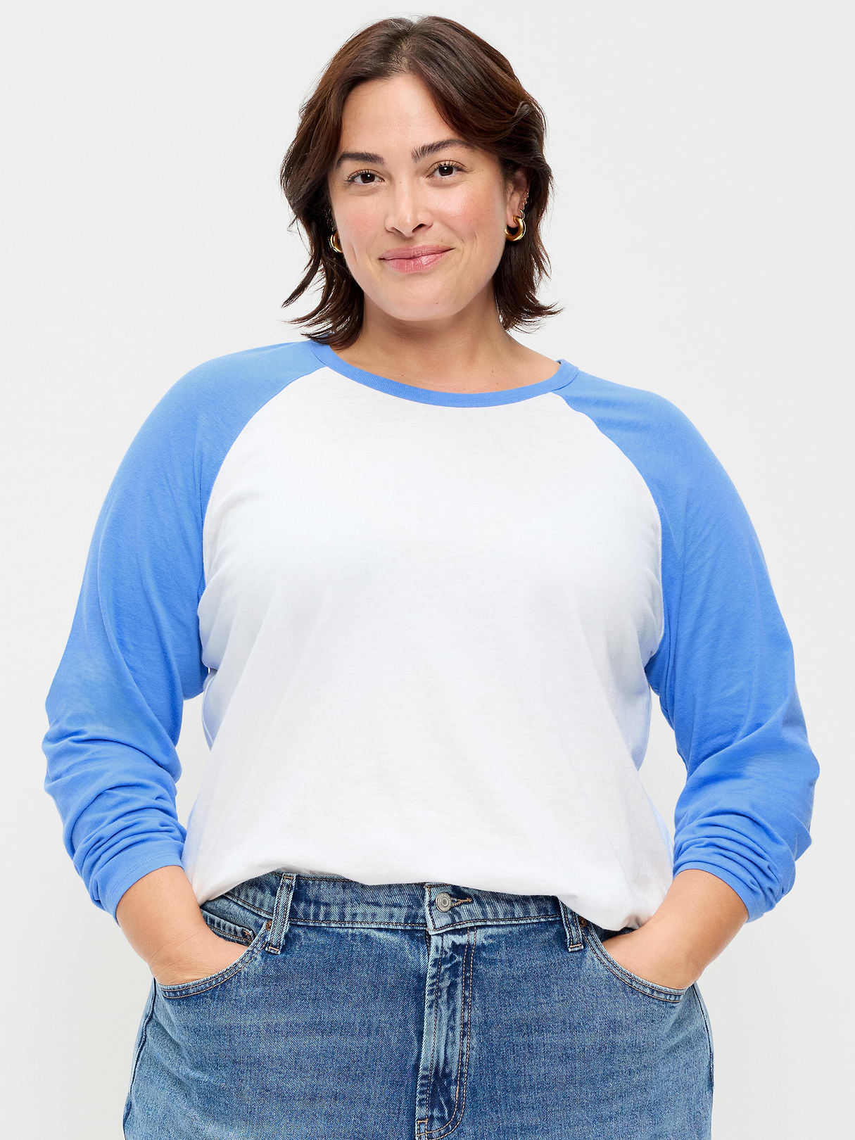 EveryWear Long-Sleeve Raglan Baseball T-Shirt - Cloisonne