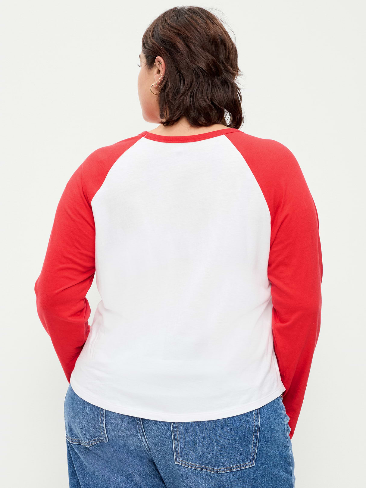 EveryWear Long-Sleeve Raglan Baseball T-Shirt - Scotty Red
