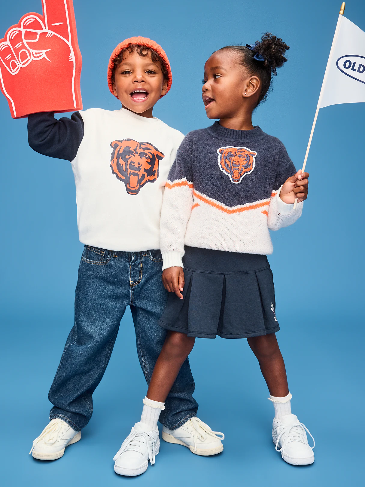 Buffalo Bills Cropped Sweater for Women - Chicago Bears