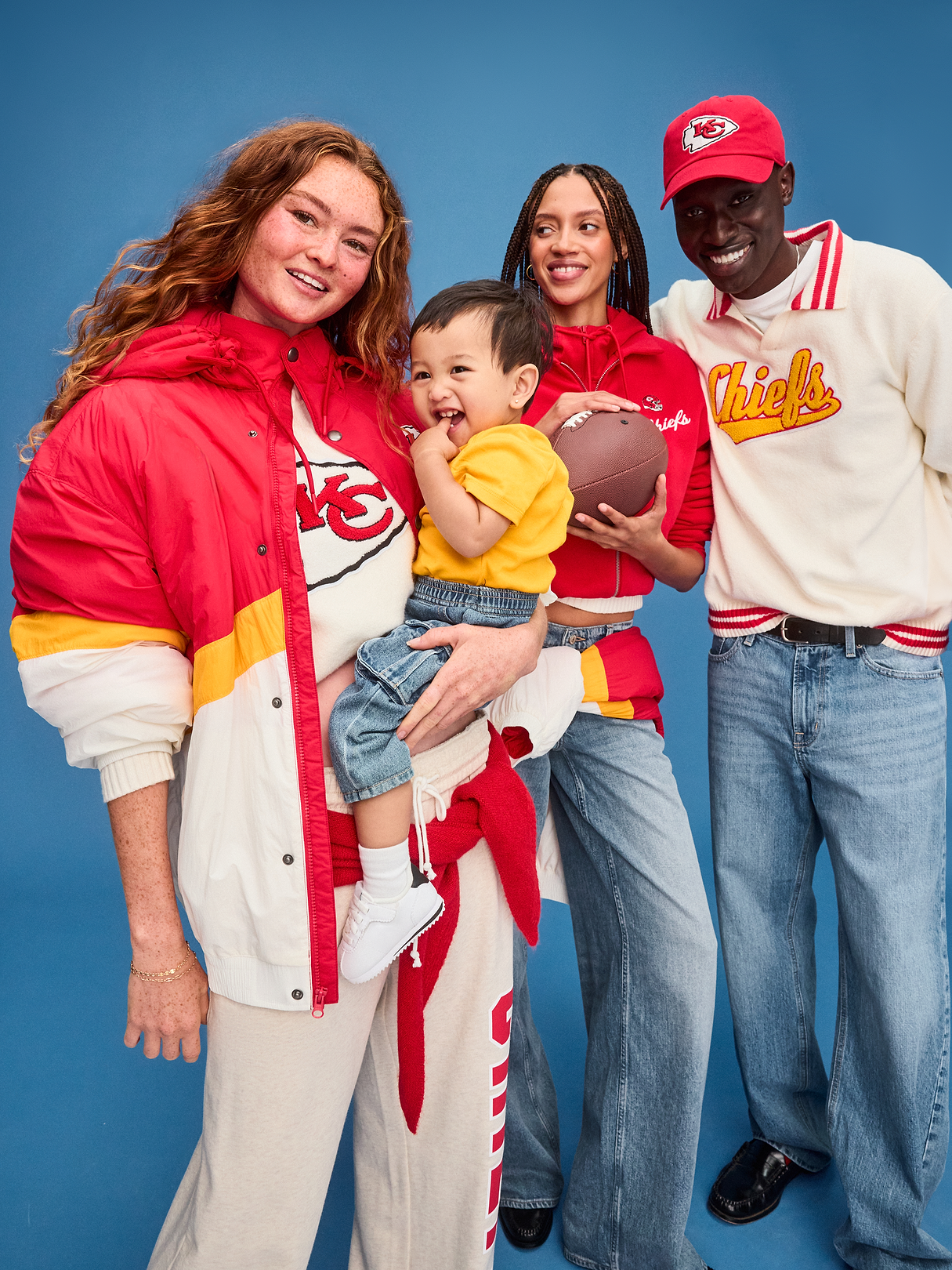 Buffalo Bills Oversized Fleece Sweatshirt for Women - Kansas City Chiefs