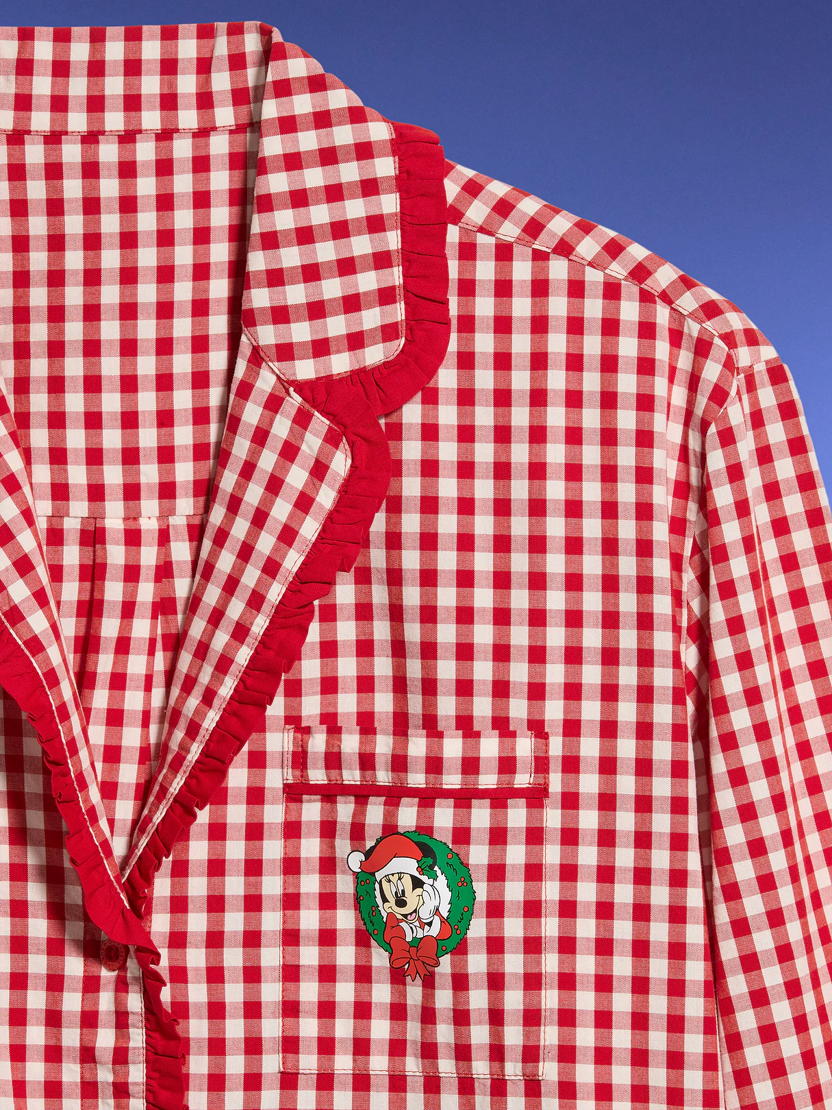 Old Navy x Disney Poplin Pajama Pant Set for Women - Disney Red Gingham