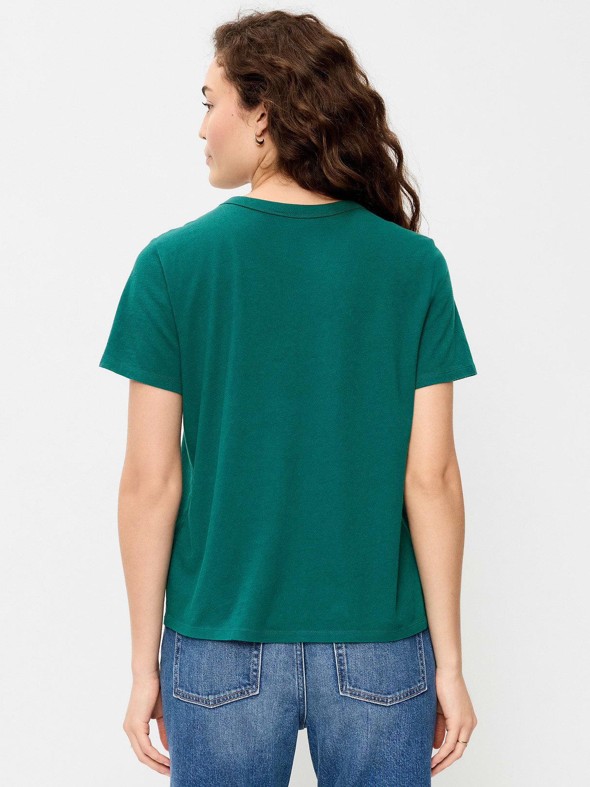 EveryWear Crew-Neck Graphic T-Shirt - Deep Lagoon