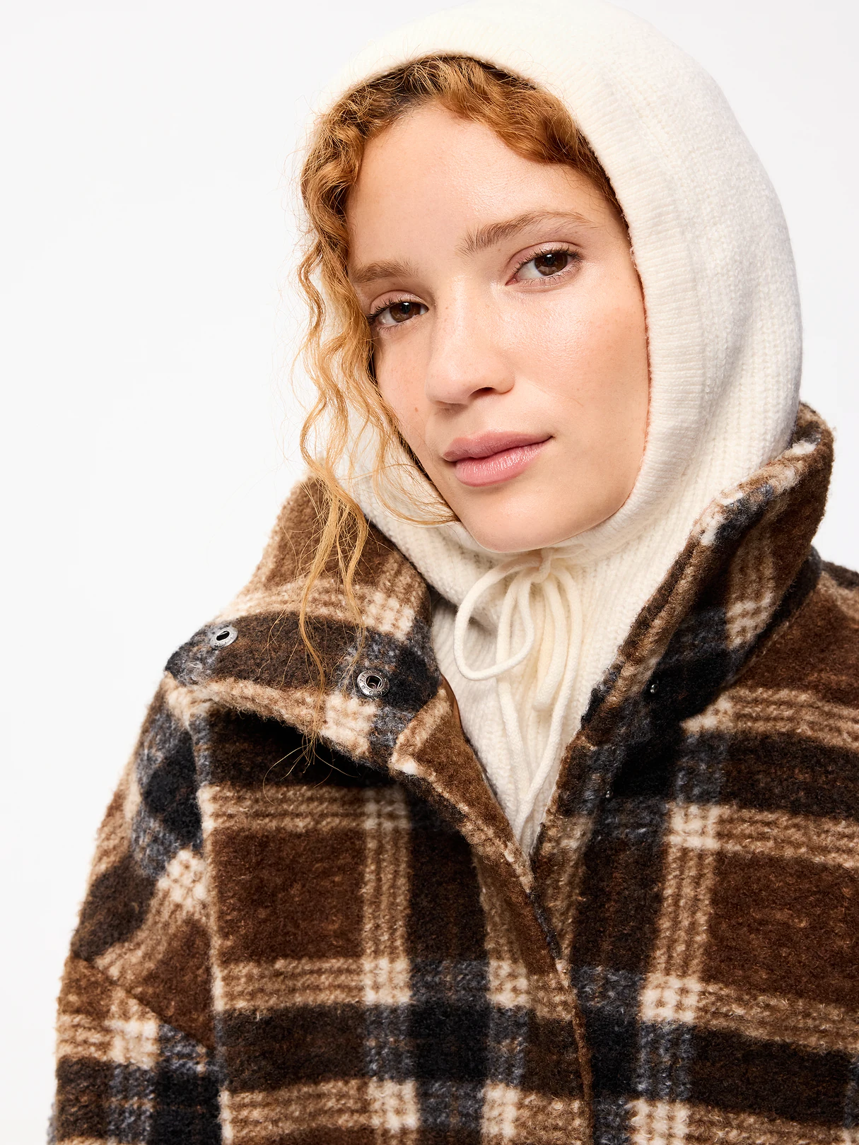 Rib-Knit Balaclava - Creme De La Creme