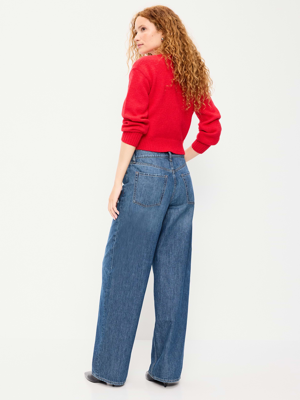 High-Waisted Baggy Wide-Leg Jeans - Bekkah