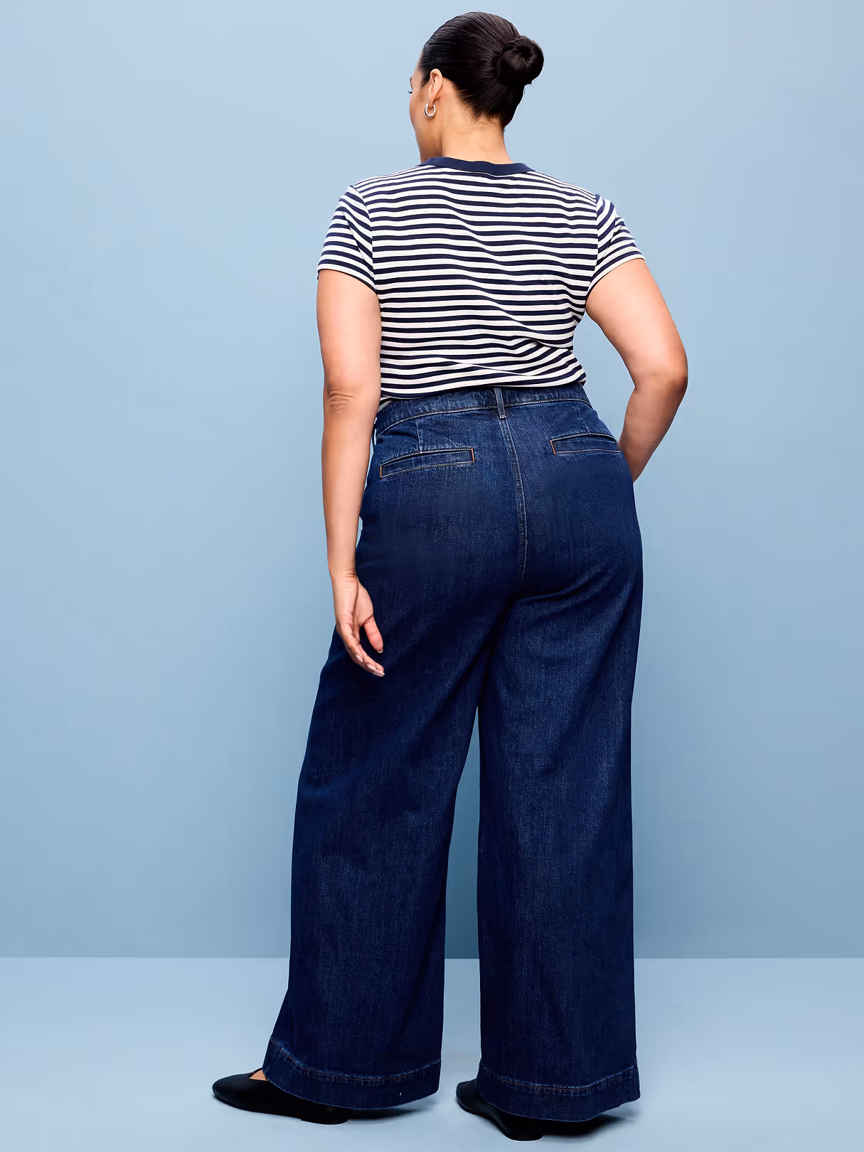 Extra High-Waisted Super Wide-Leg Jeans - Josie
