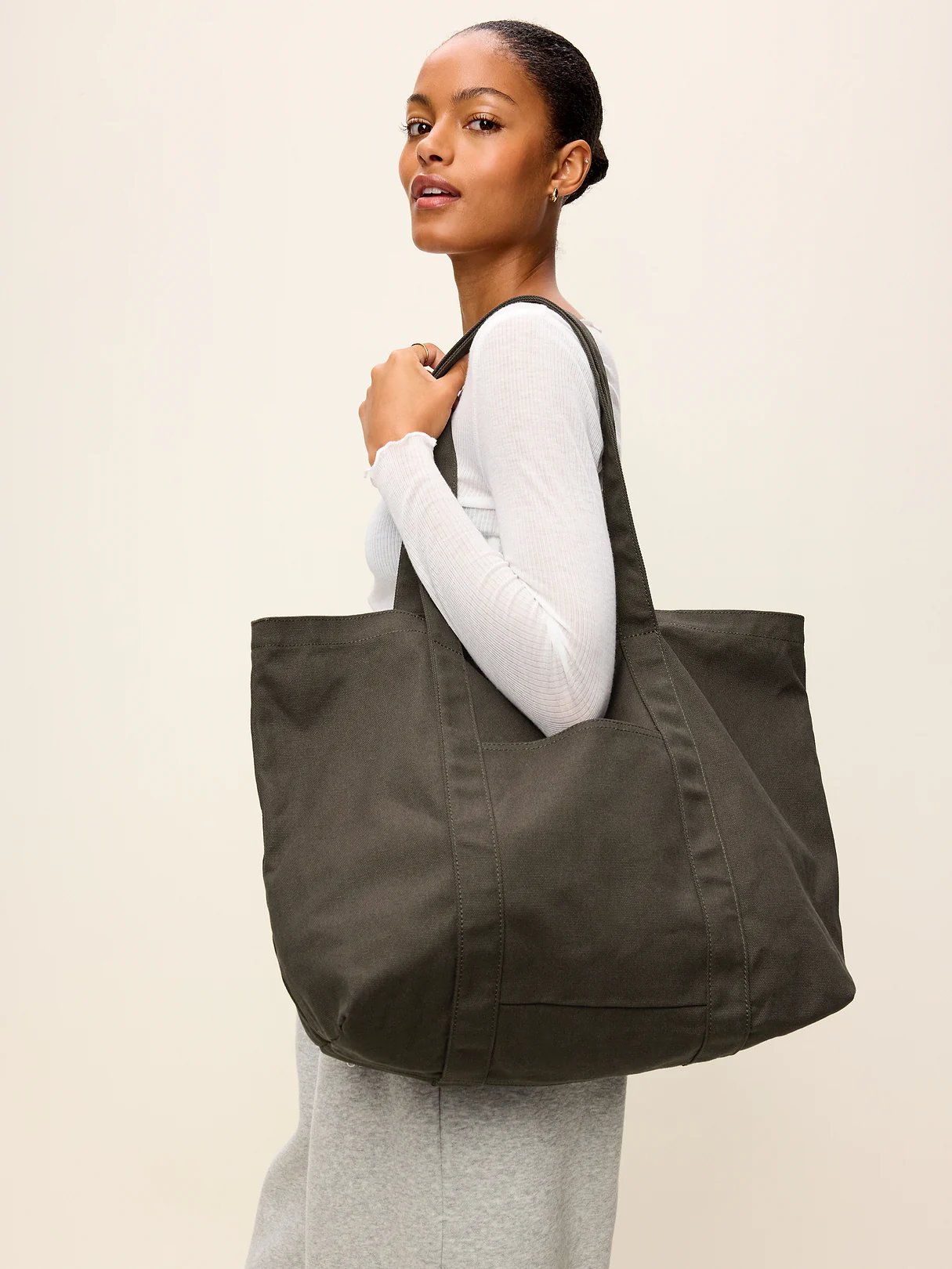 Active Canvas Tote Bag - Forest Tapestry