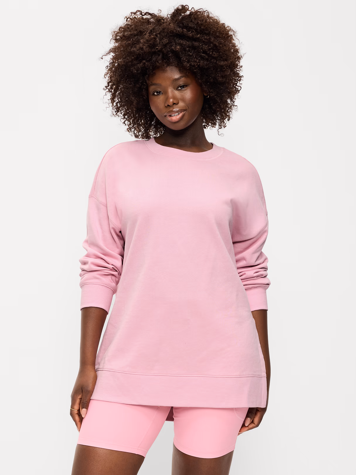 SoComfy Relaxed Tunic Sweatshirt - Bergamot
