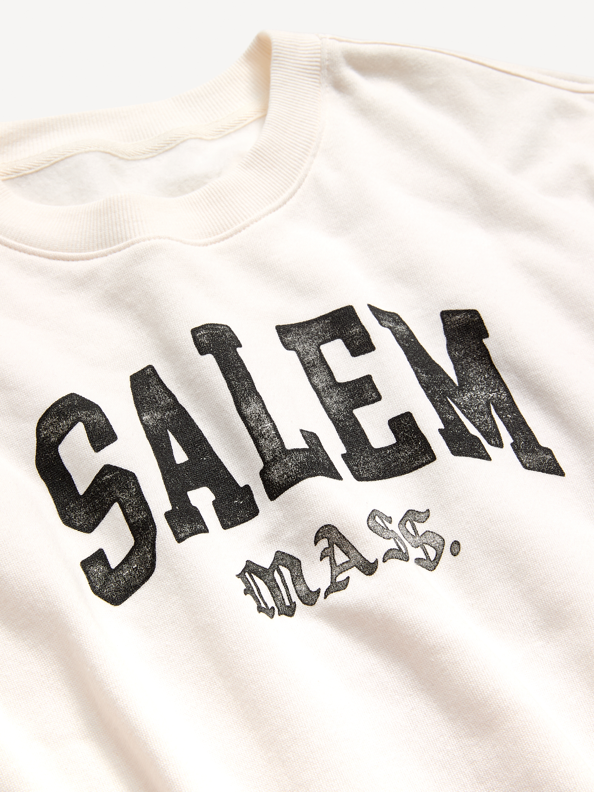 SoComfy Oversized Graphic Sweatshirt - Sea Salt