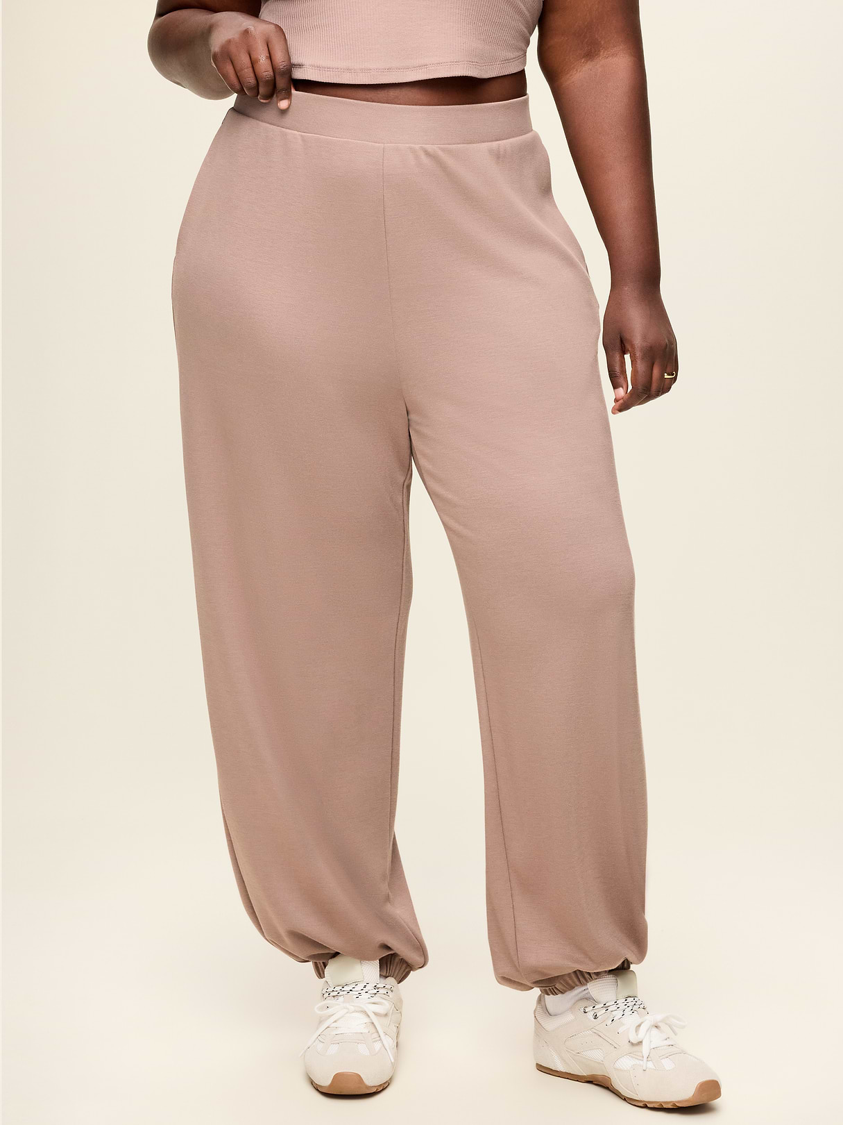 Oversized Bounce Lite Bubble Joggers - Mocha