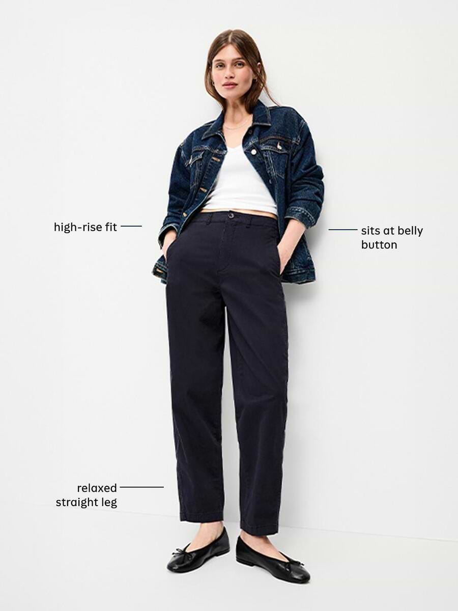 High-Waisted OGC Chino Tapered Straight Pants - Grand Canyon