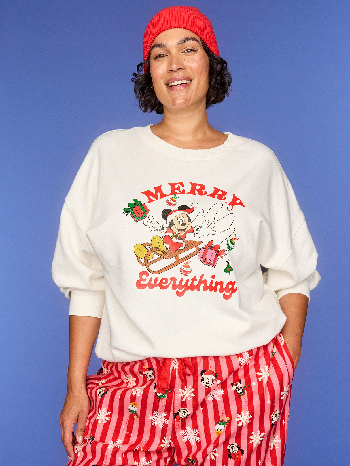 Old Navy x Disney Oversized Graphic Sweatshirt for Women - Sea Salt