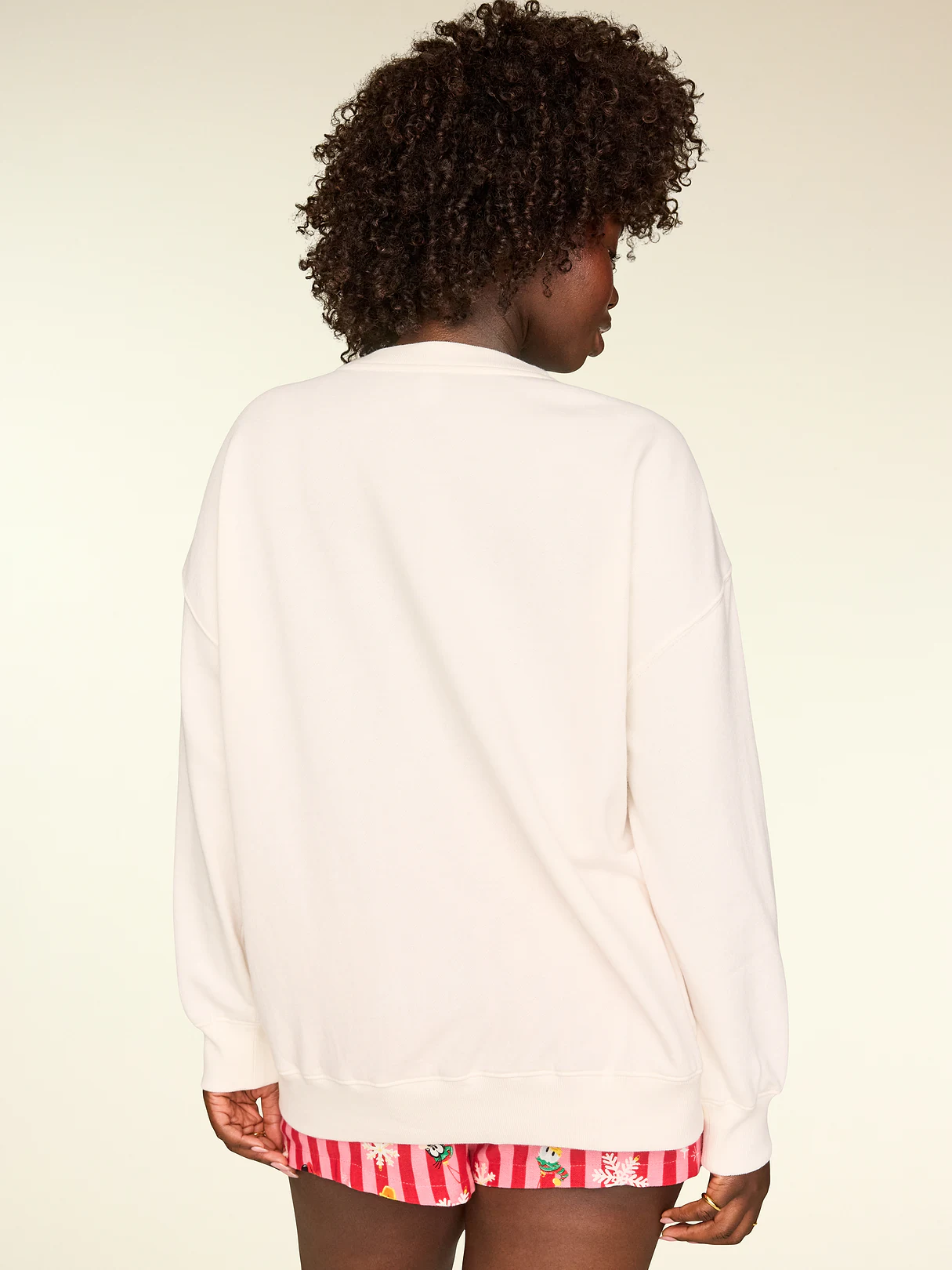 Old Navy x Disney Oversized Graphic Sweatshirt for Women - Sea Salt
