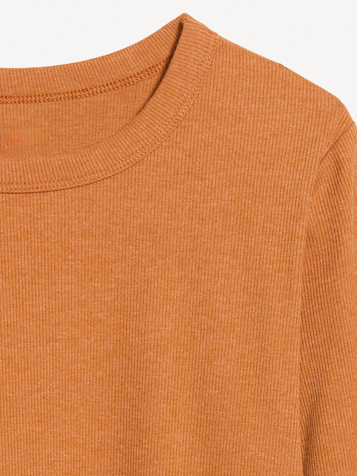 Snug Long-Sleeve Striped Ribbed T-Shirt - Spice of Life